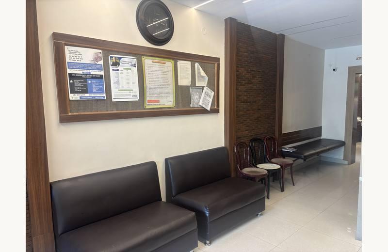 Accreditations, registrations, and patient health guidelines notice board